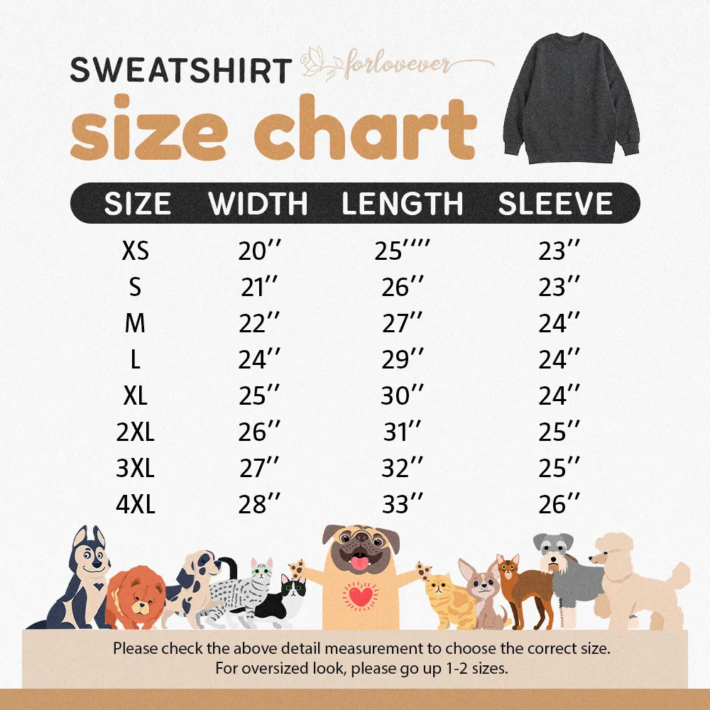 Custom Cat Portrait Embroidered Sweatshirt,Cat Mom Hoodie,Dog Mom Hoodie