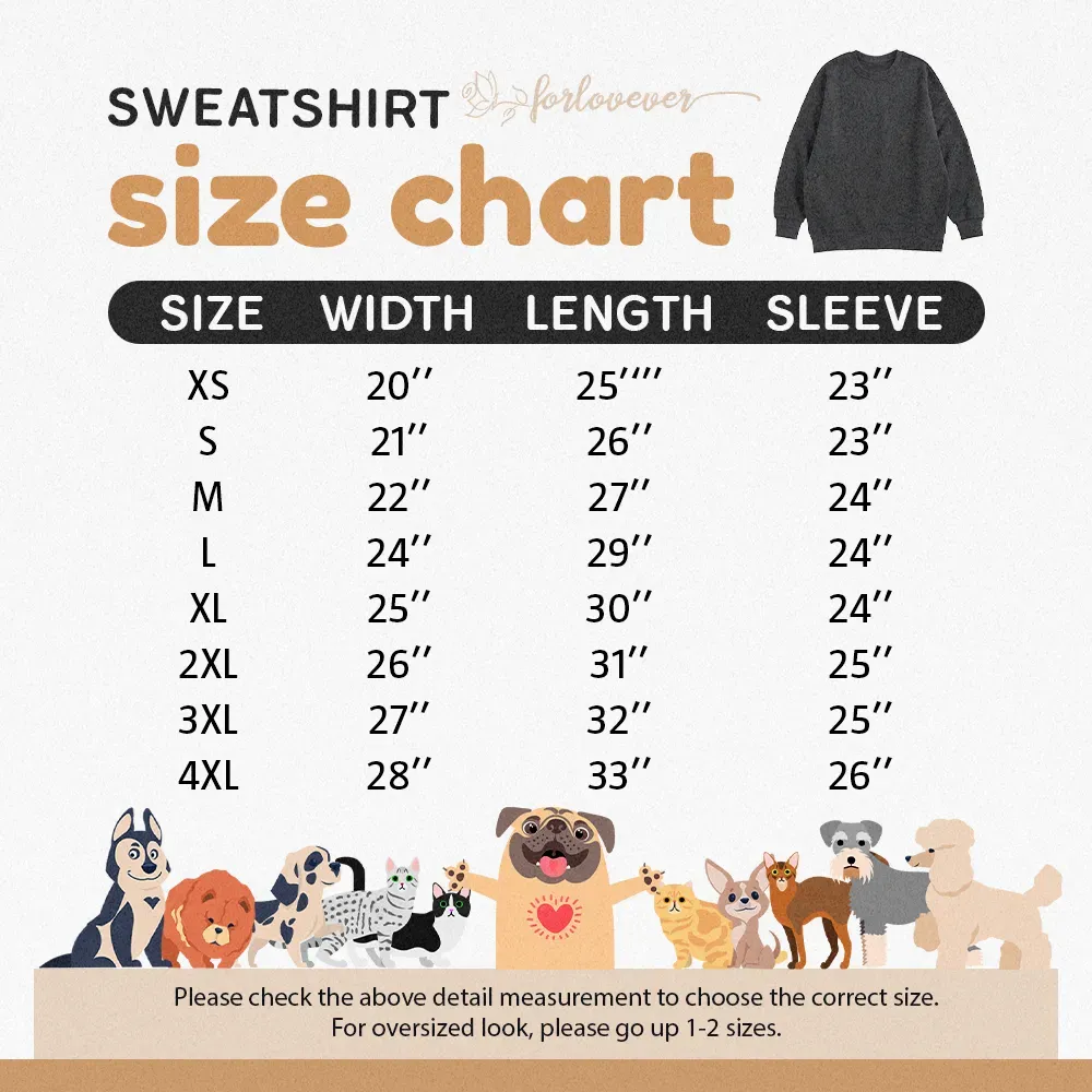 Custom Cat Portrait Embroidered Sweatshirt,Cat Mom Hoodie,Dog Mom Hoodie