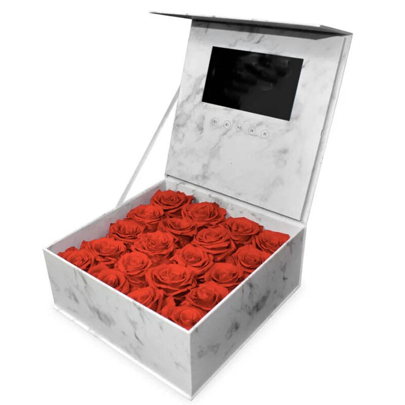 Video Rose Box Romantic Valentine's Day Gift for Girlfriend-forlovever