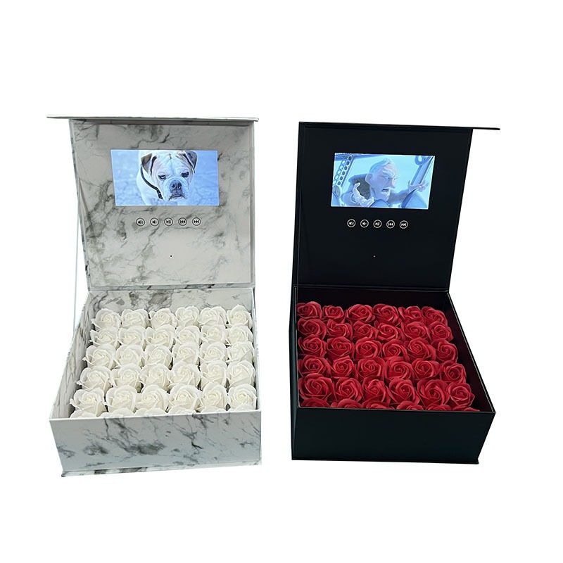Video Rose Box Romantic Valentine's Day Gift for Girlfriend-forlovever