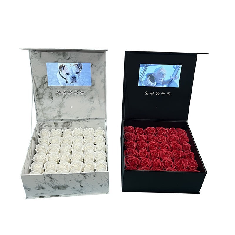 Video Rose Box Romantic Valentine's Day Gift for Girlfriend-forlovever