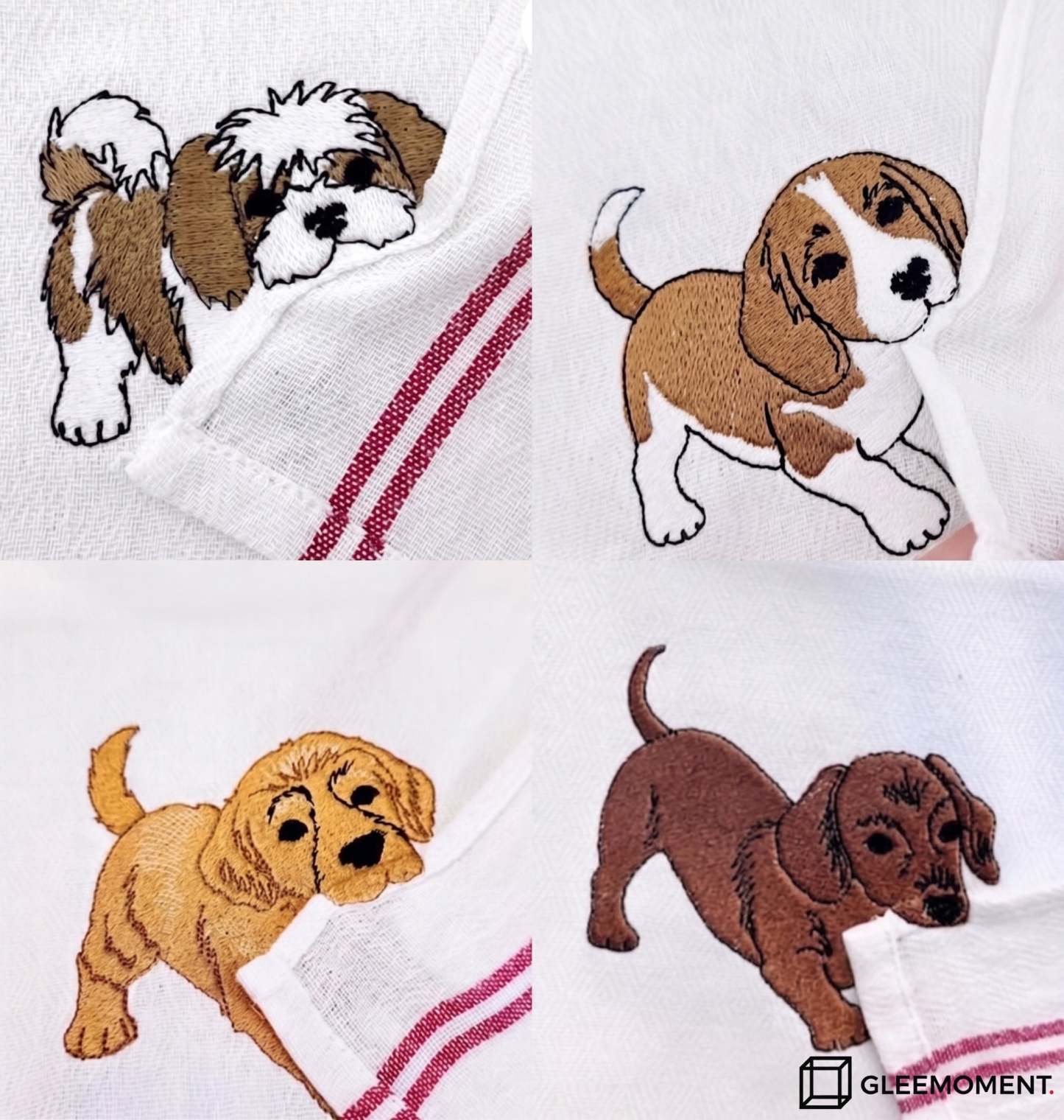 The "Biting Corner" Personalized Pet Dish Towel