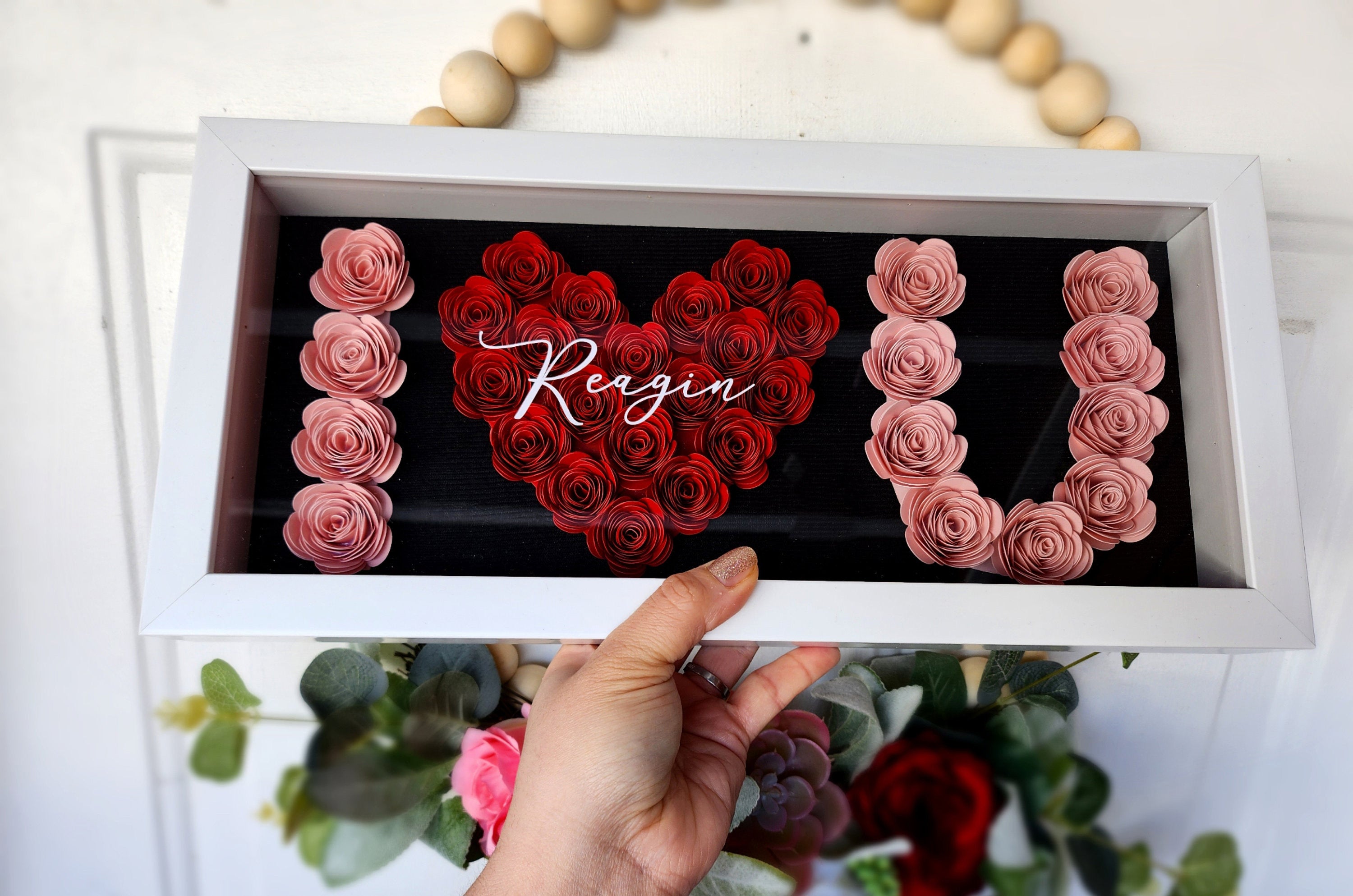 I Love You Flower Box-forlovever