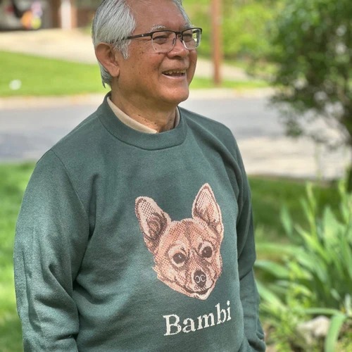 Personalized Pet Portrait Oversized Cozy Knit Sweater