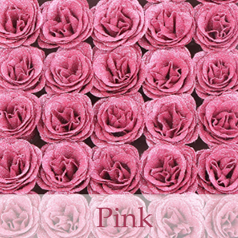 Pink Glitter Rose Bouquet-Couple Glitter Everlasting Rose Bouquet (Never Wither)-forlovever