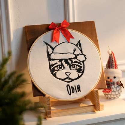 Customized Pet Silhouette Portrait Christmas Decorations And Keepsake Gifts