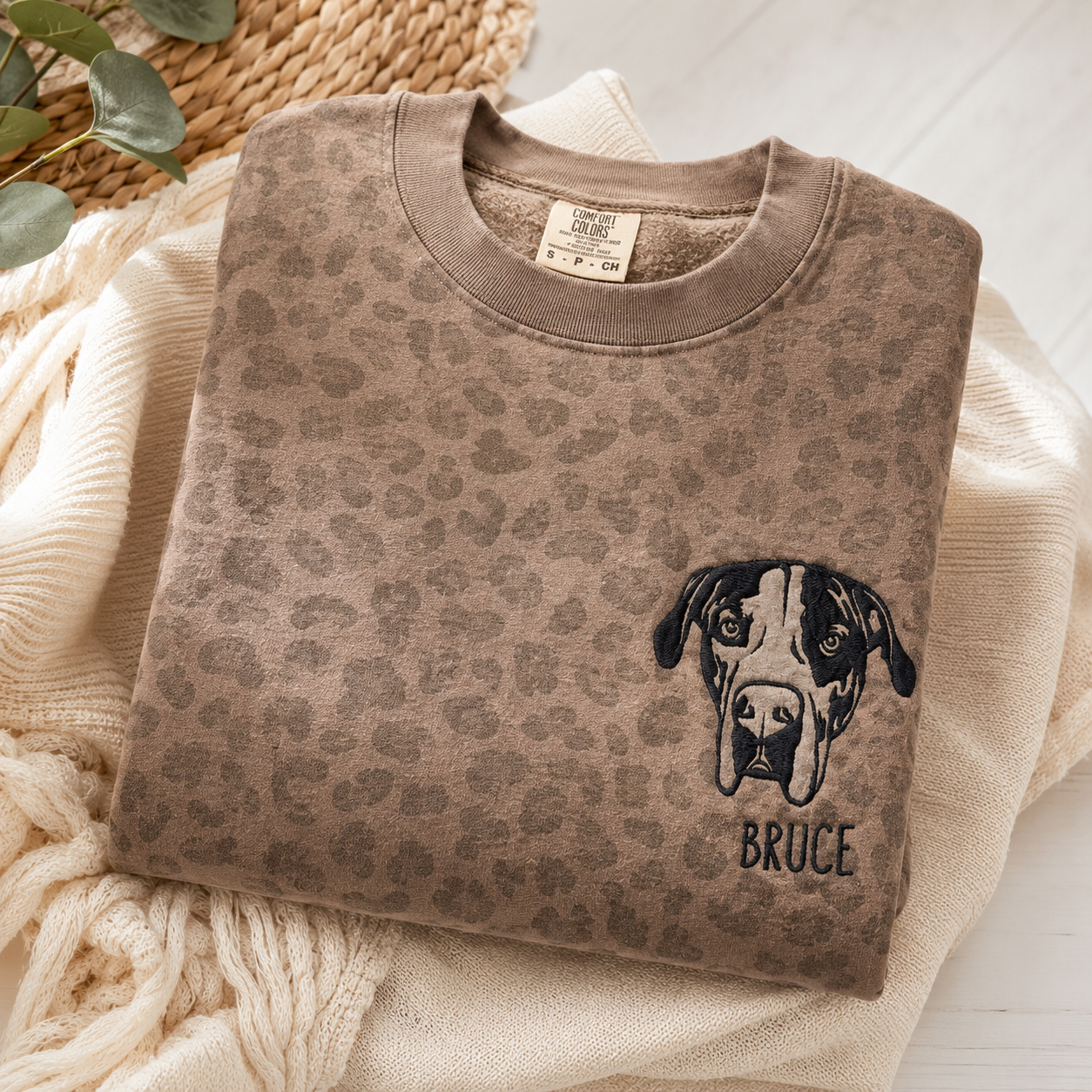 [Copy]Custom Embroidered Pet Face Hoodie, Tee, Sweatshirt