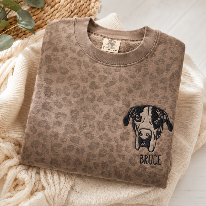 [Copy]Custom Embroidered Pet Face Hoodie, Tee, Sweatshirt