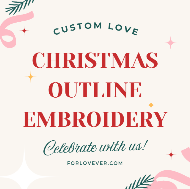 Christmas Outline Embroidery