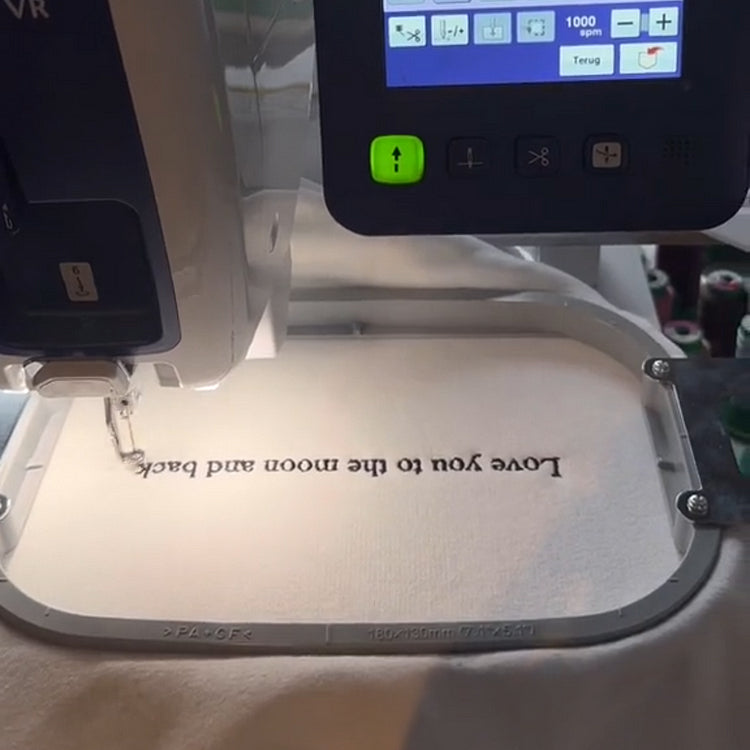 Custom Embroidered Couple Hoodie with Moon & Silhouette Design