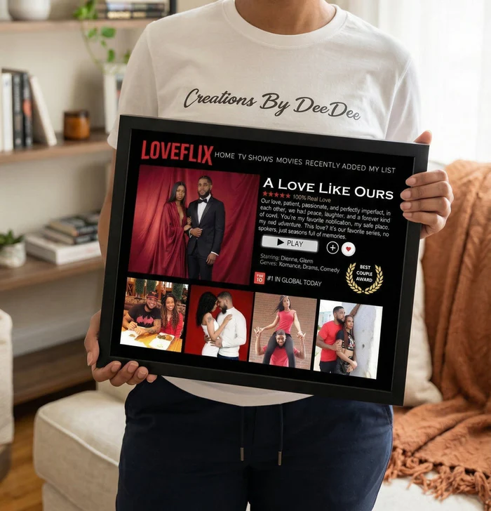 Custom Loveflix Photo Frames, A Perfect Gift For Your Loved One V-Day Gift In 2026