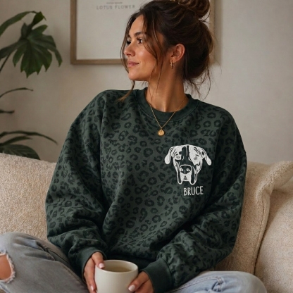 [Copy]Custom Embroidered Pet Face Hoodie, Tee, Sweatshirt