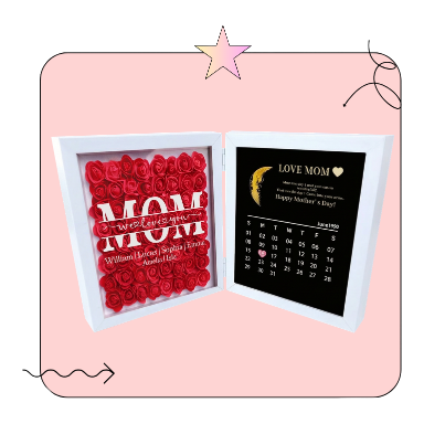 Mom/Mum Folding Flower Shadow Box