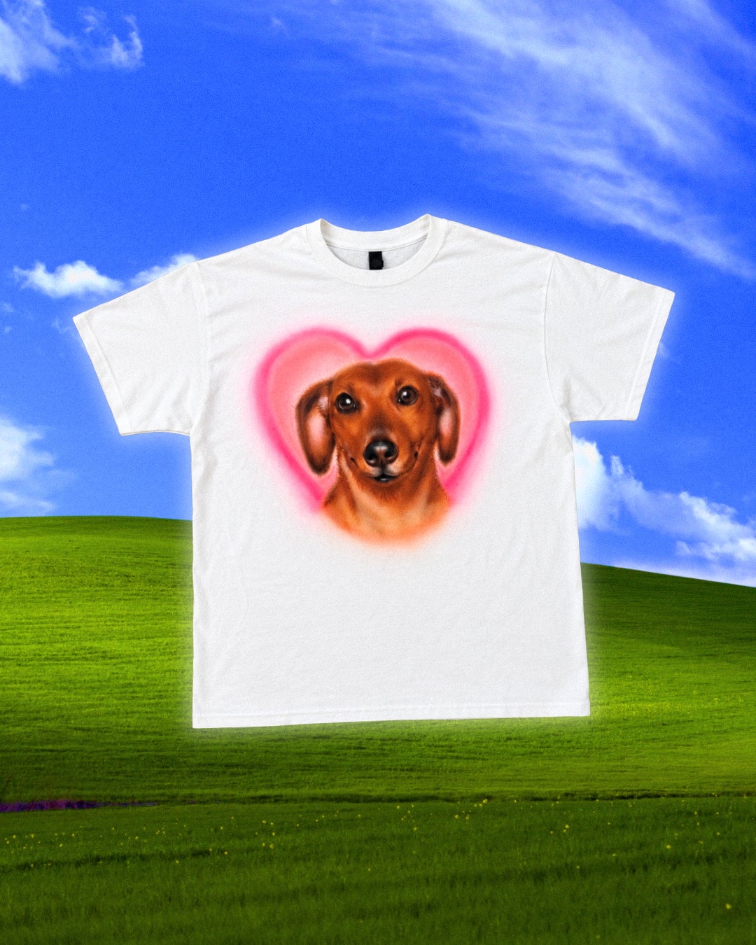 Custom Pet Airbrush T-Shirt, Personalized Dog & Cat Portrait Tee, Hand-Painted Style Pet Shirt, Unique Pet Lover Gift