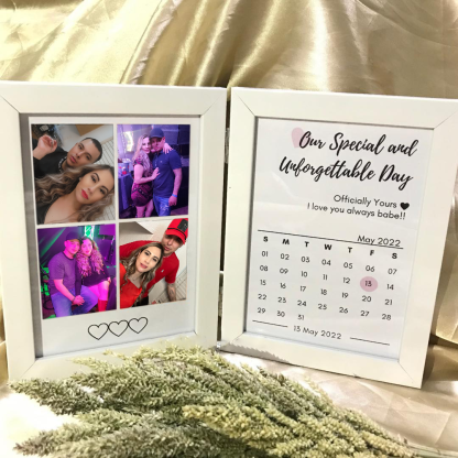 Customized Couple Photo Folding Photo Frame, Valentine's Day Gift, Anniversary Gift-forlovever