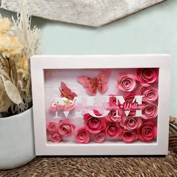 Customized Mother's Day Butterfly Flower Box🎉