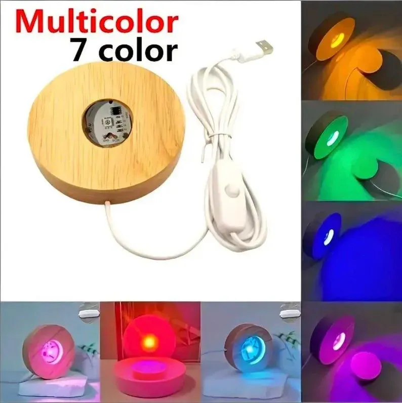 Customized pet face photo Christmas-themed crystal ball night light