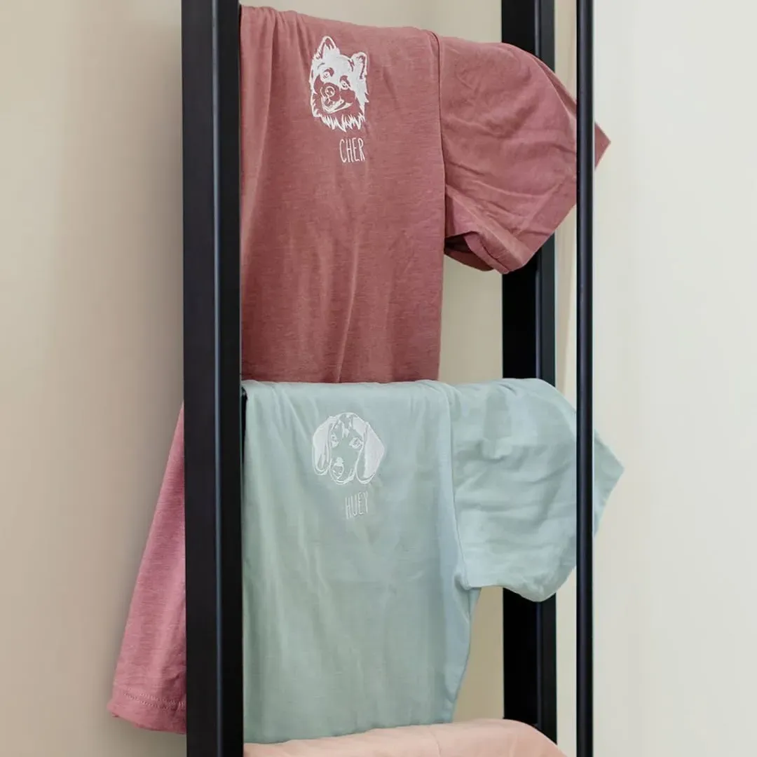 Custom Embroidered Pet Face T-shirt, Sweatshirt, Hoodie