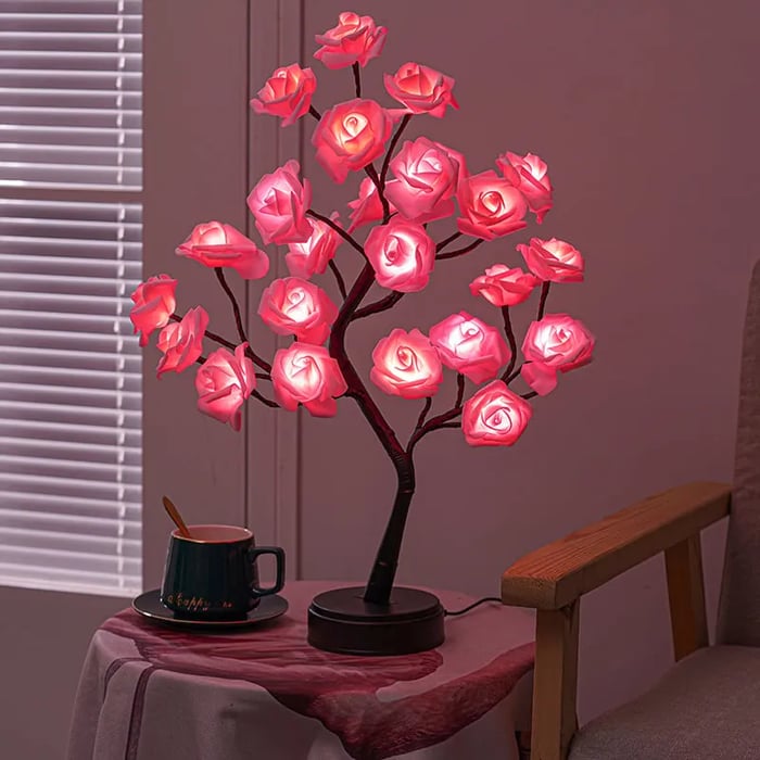 💕Forever Rose Tree Lamp💕Best Christmas Gift for Mom And Wife(Buy More Save More)-forlovever