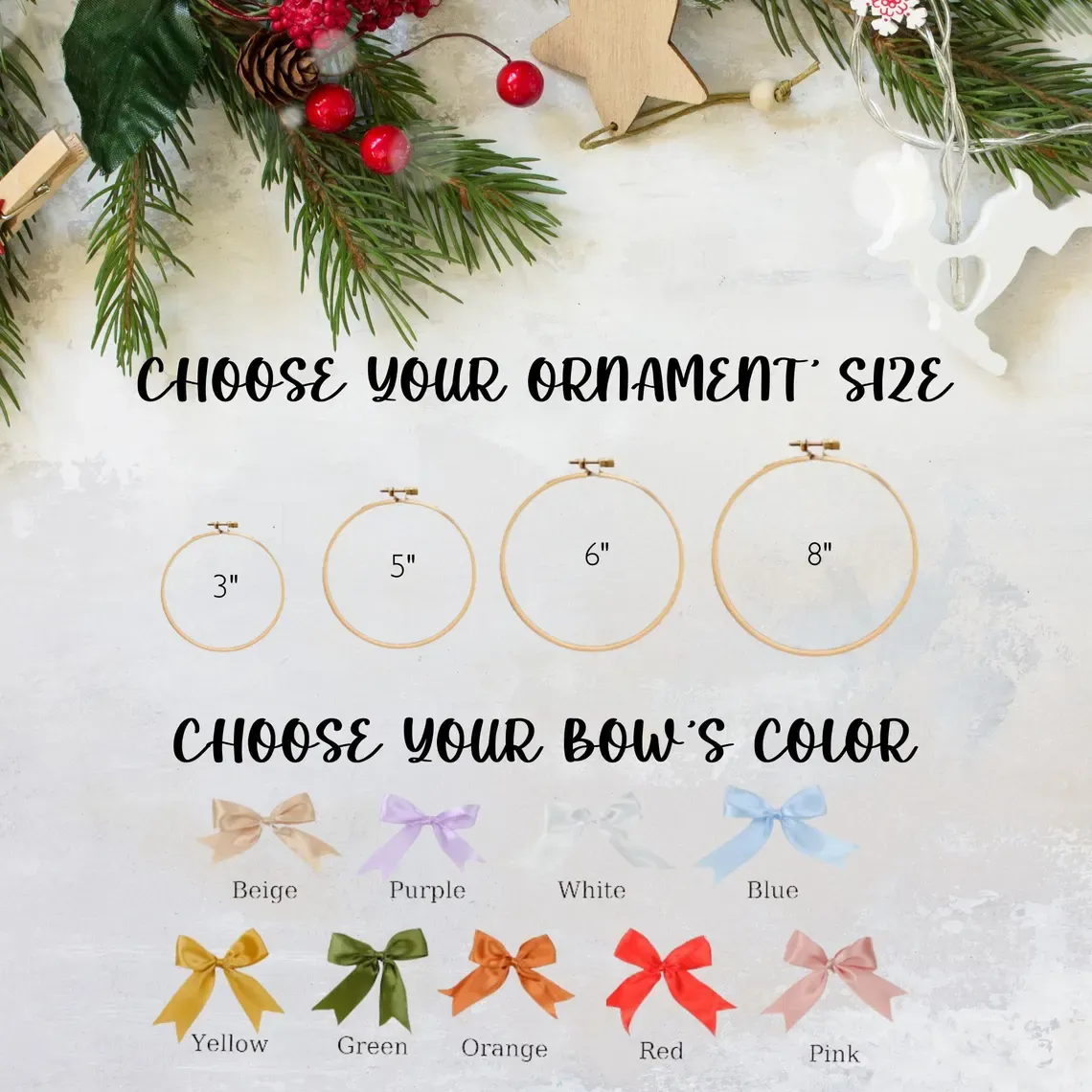 Custom embroidered pet Christmas decorations, perfect for pet lovers, custom pet Christmas gifts