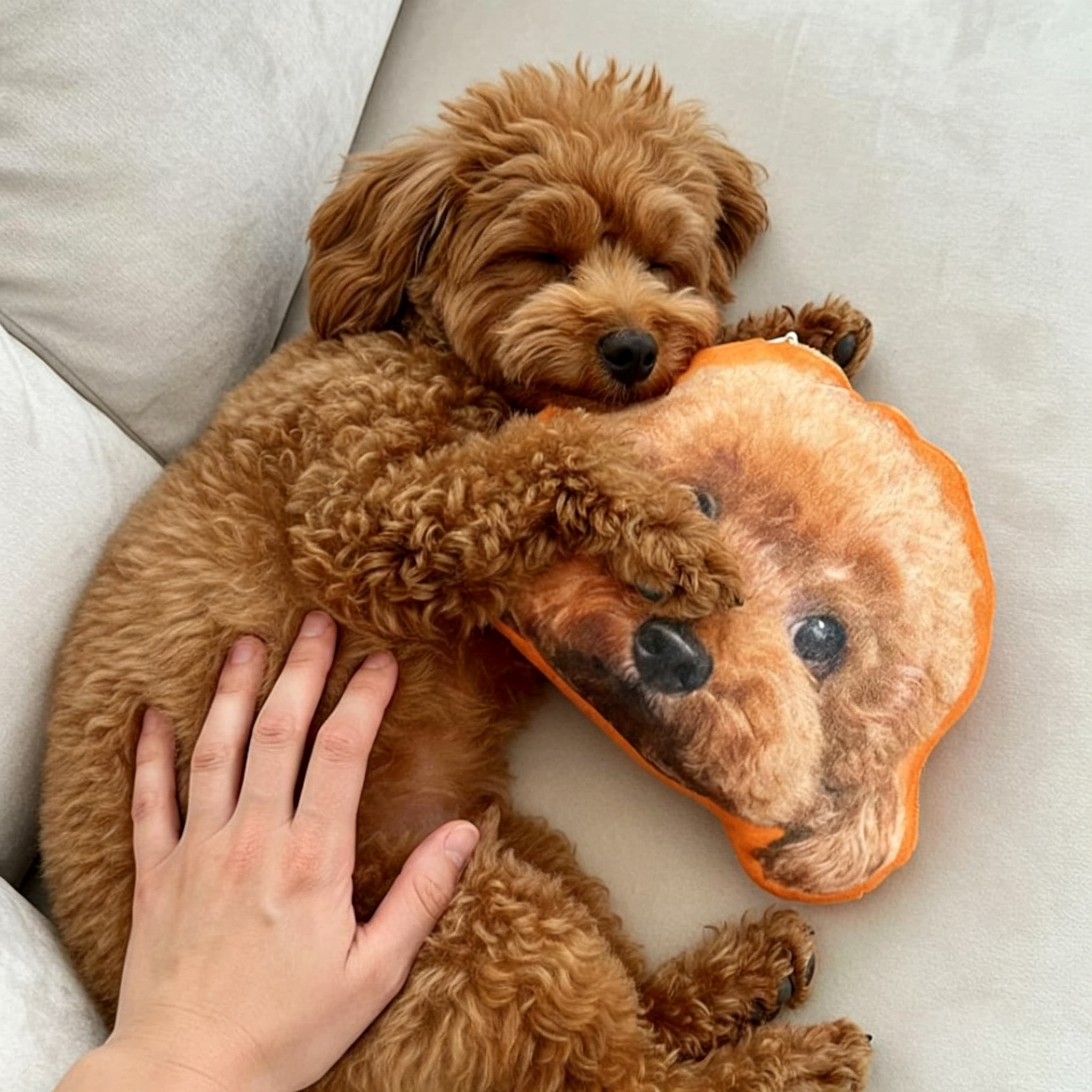 Personalized Pet Pillow from Photo, Custom Dog & Cat Portrait Cushion, Pet Memorial Gift