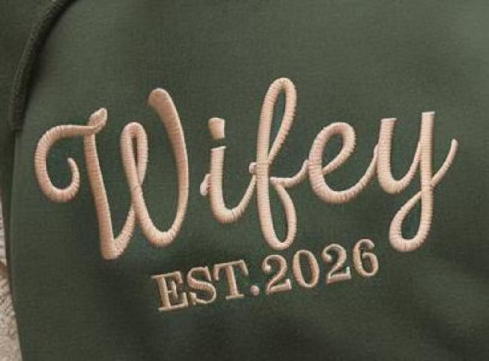 Custom Wifey and Hubby Hoodie Personalized Couples Matching Sweatshirt