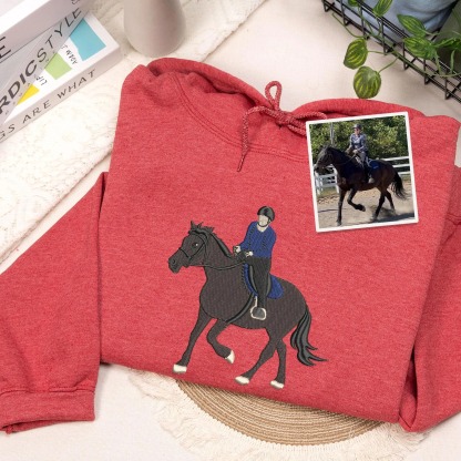 Custom Embroidered Pet Dad & Pet Mom Sweatshirt