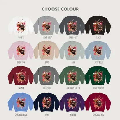 Custom Pet Photo Print Christmas Sweatshirt, Hoodie, T-Shirt-forlovever