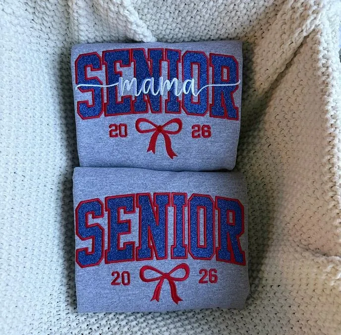  Custom Senior 2026 Mama Glitter T-shirt,Sweatshirt,Hoodie-forlovever