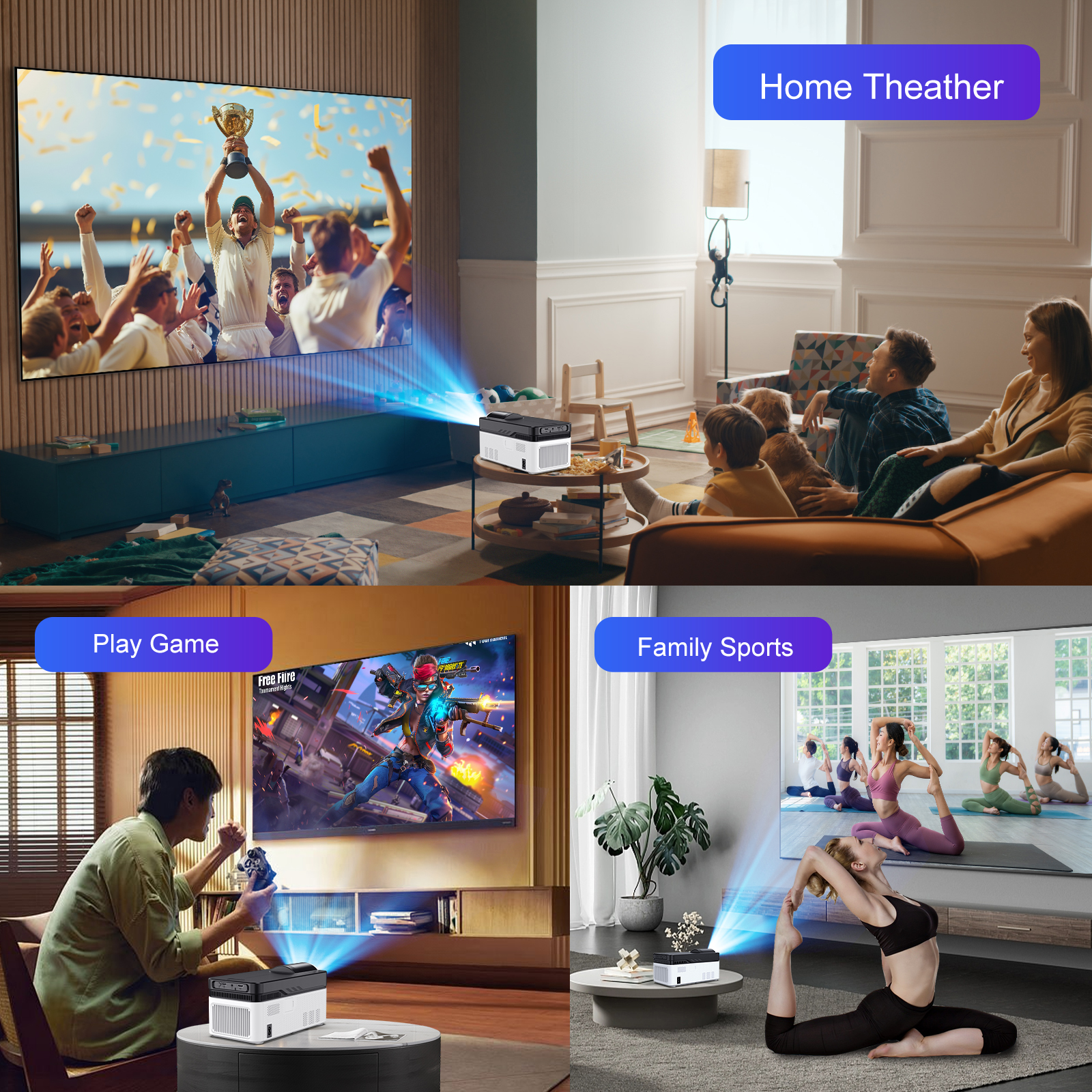 Home Theather & Play Games & Family Sports
