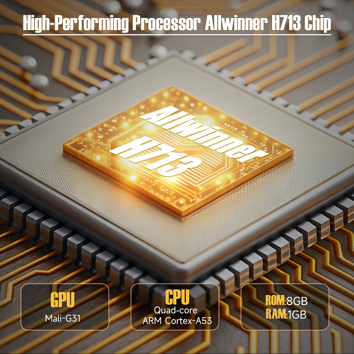 Hight-Performing Processor Allwinner H713 Chip