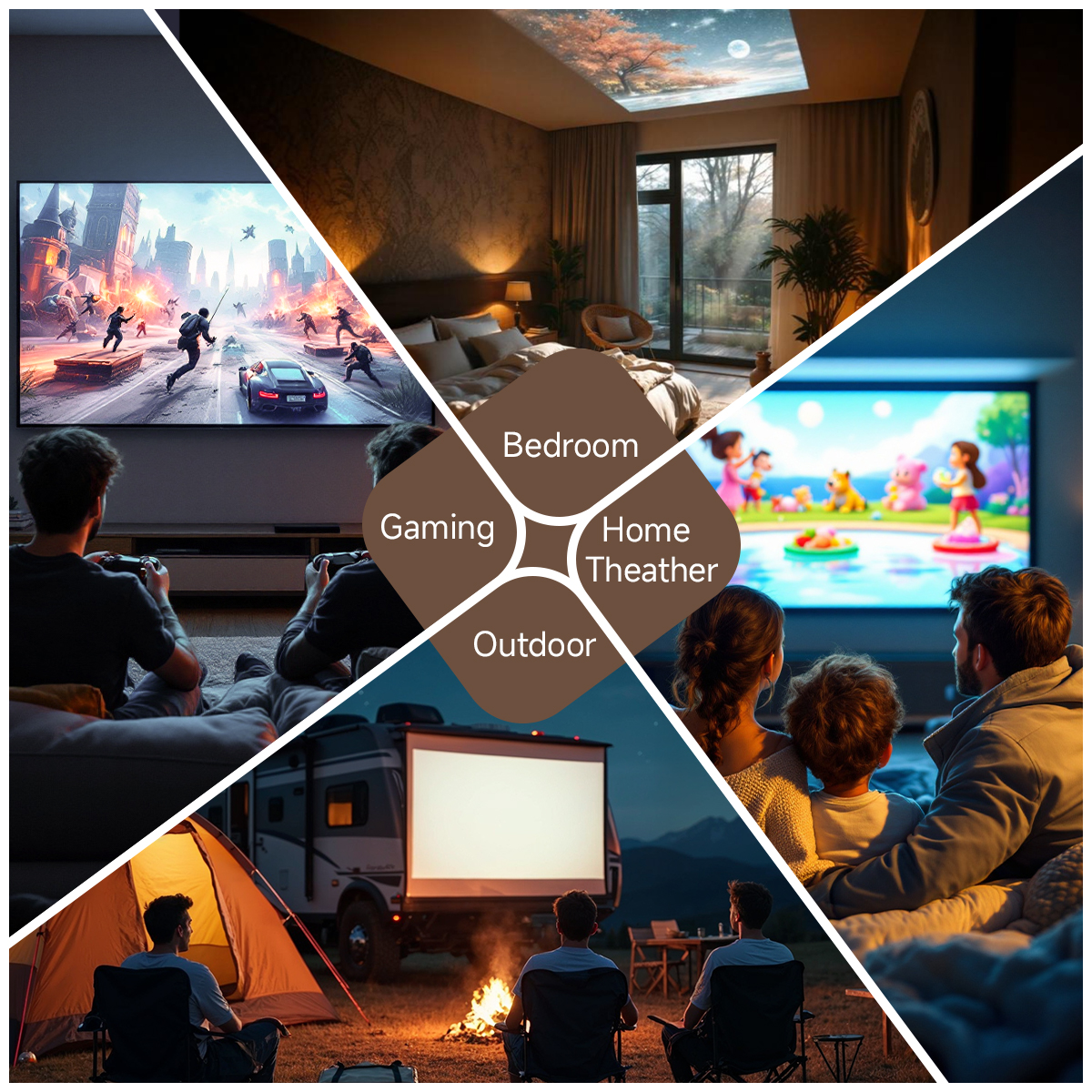Bedroom & Home Theather & Outdoor & Gaming