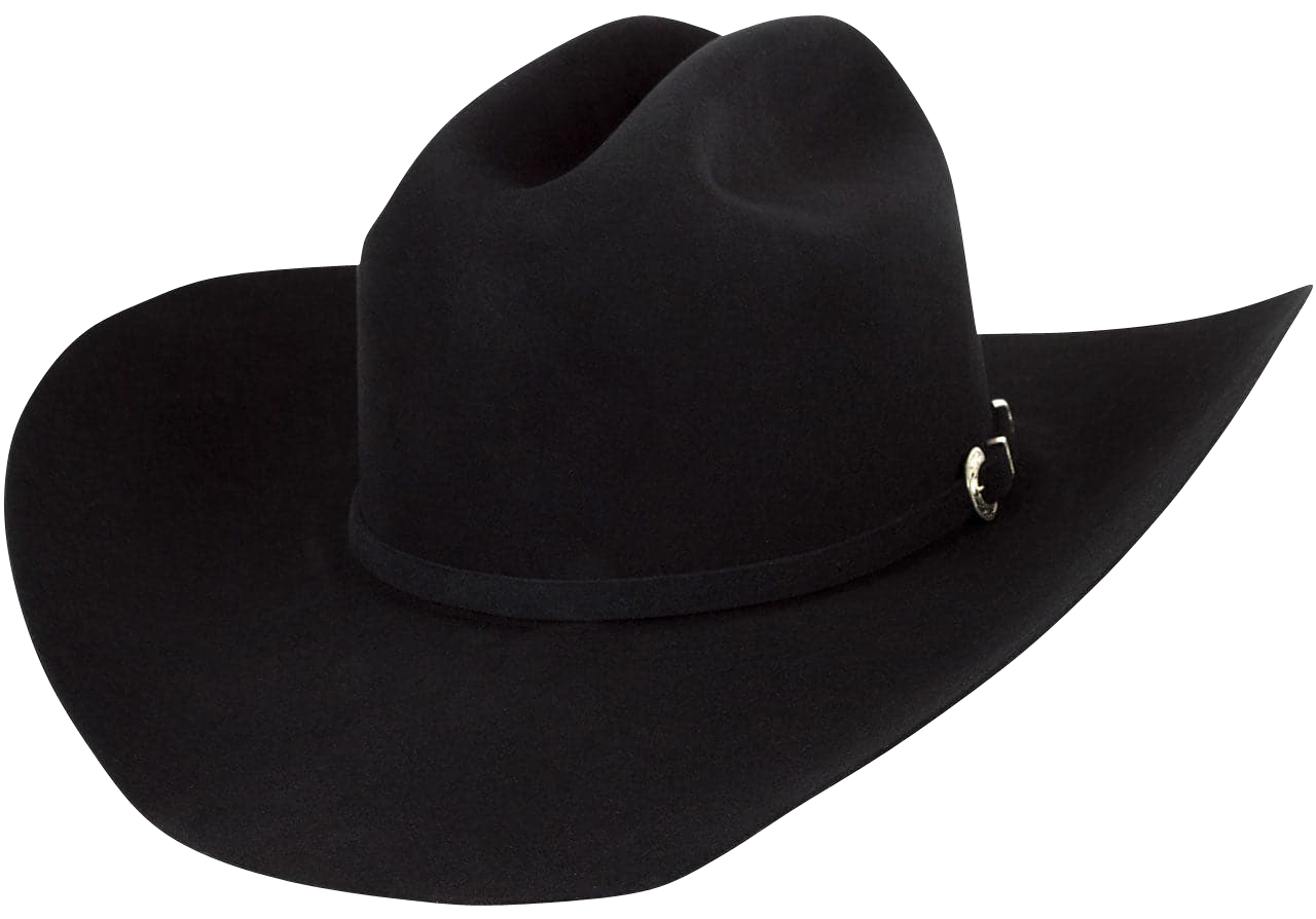 40X Black Felt Cowboy Hat