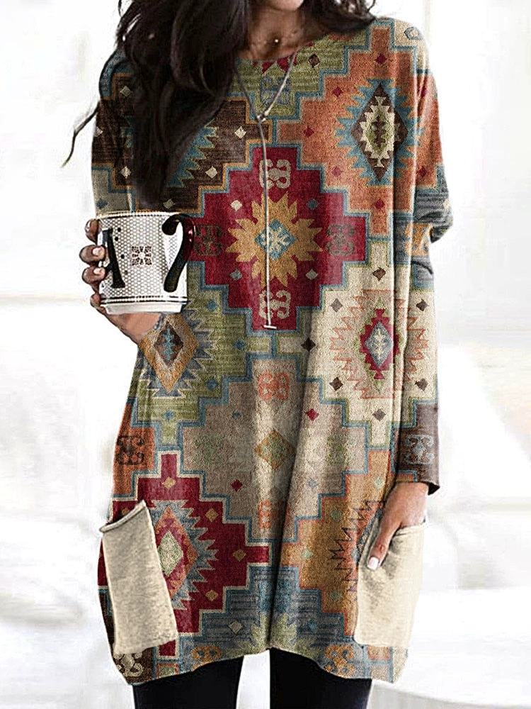 Desert Bloom Embroidered Top