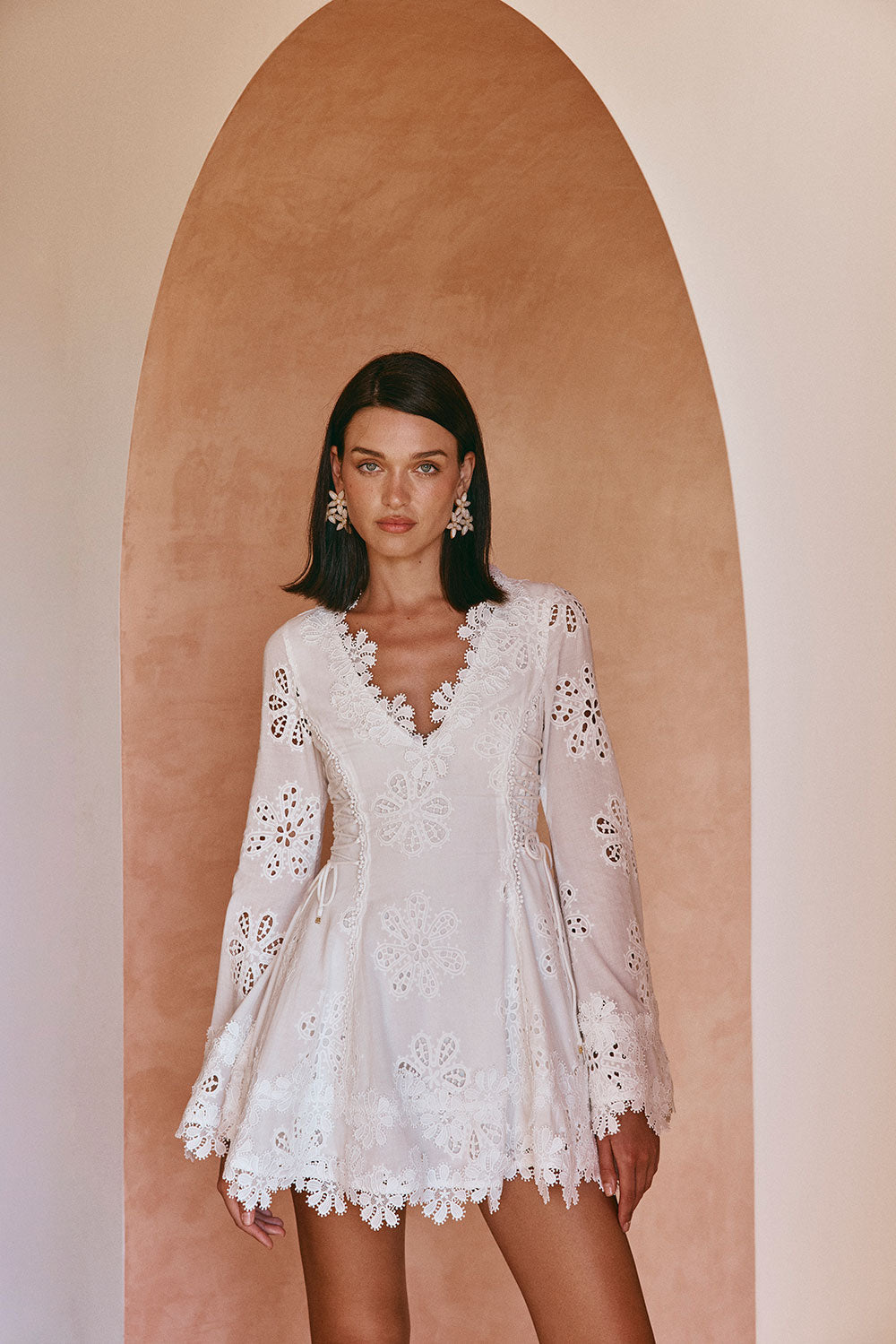 Luna Bloom Lace Mini