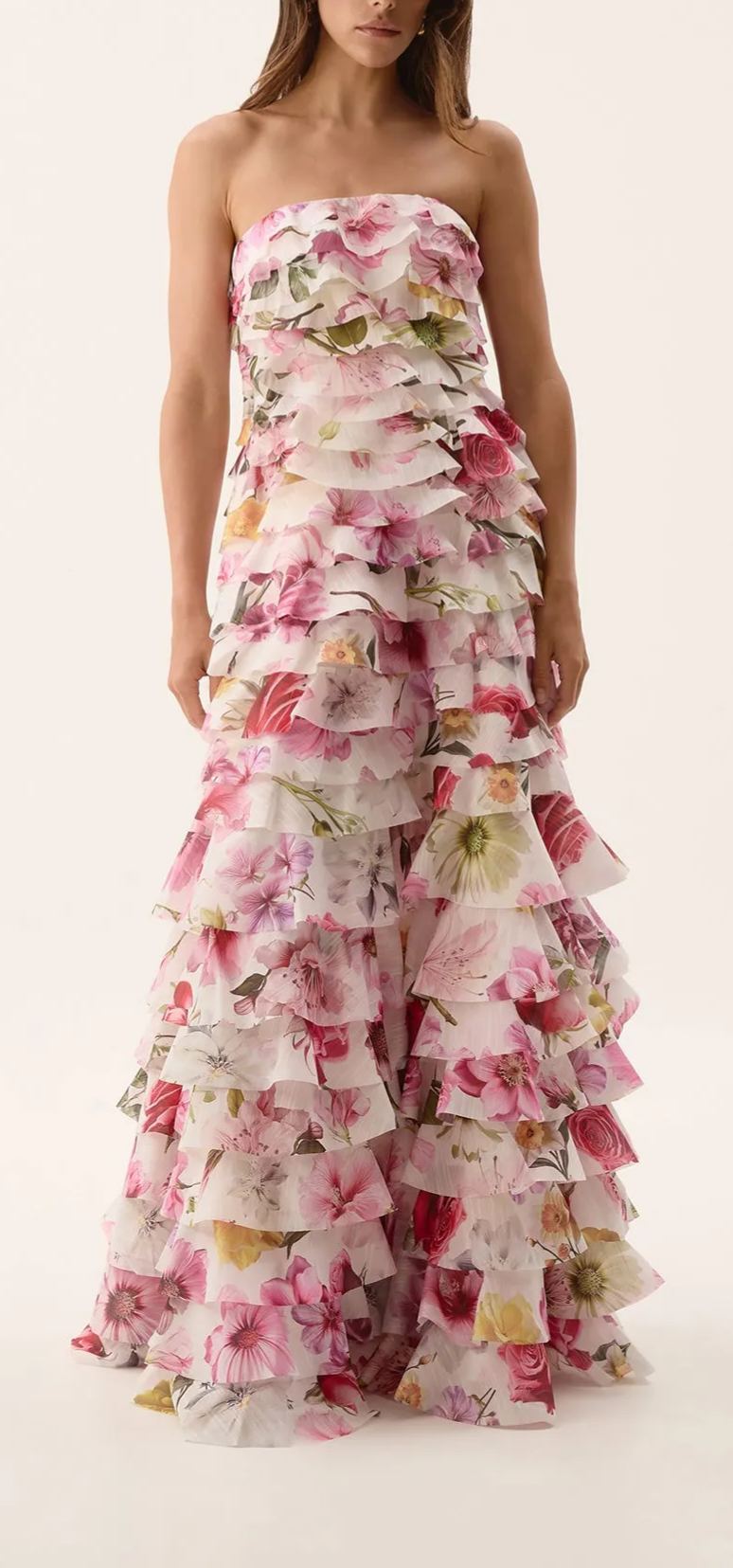 Fleur Pleated Gown