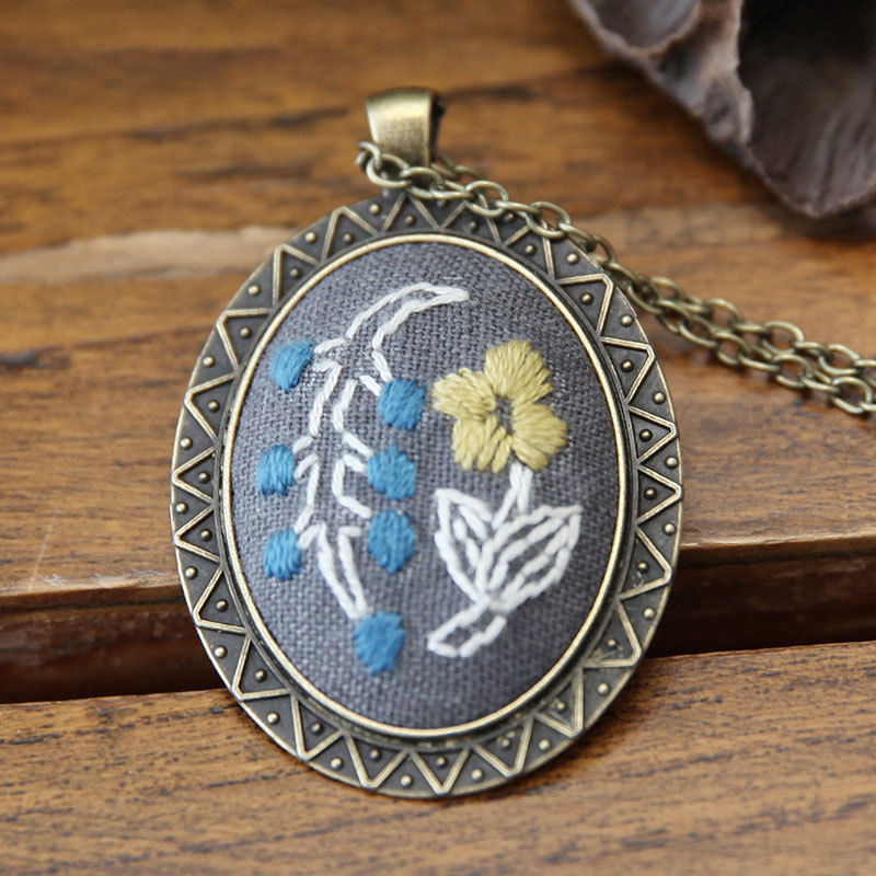 DIY Necklace - Rapeseed flowers