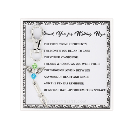 Thank You for Writing Hope Poem & Charm, Pen