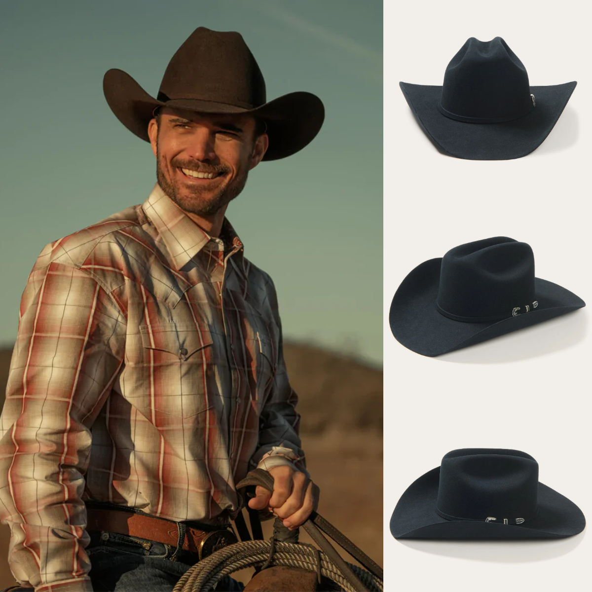 Silvester 5X Cowboy Hat-Black