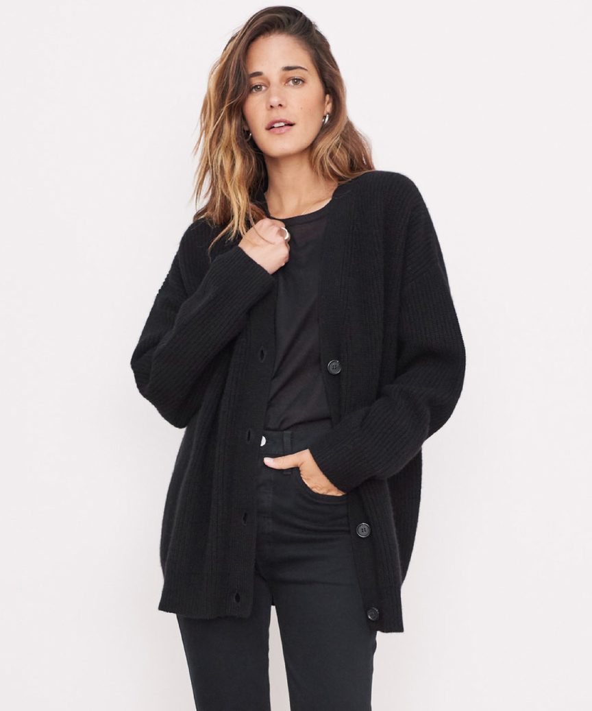 Woman's Cashmere Cocoon Cardigan Sweater