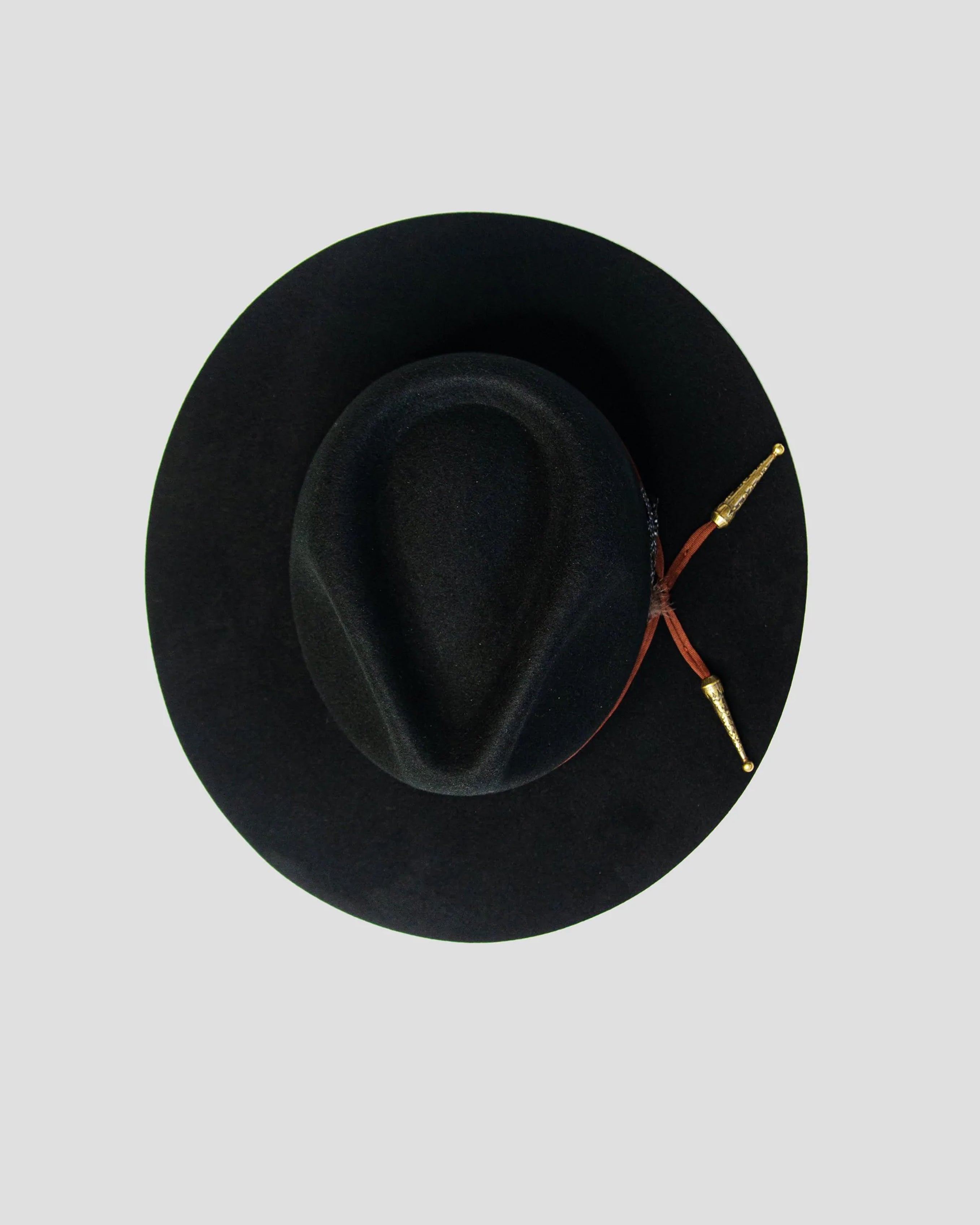 Lone Star Fedora Hat - Black
