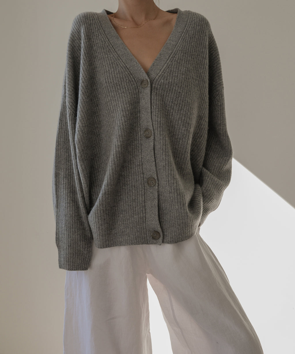 Woman's Cashmere Cocoon Cardigan Sweater