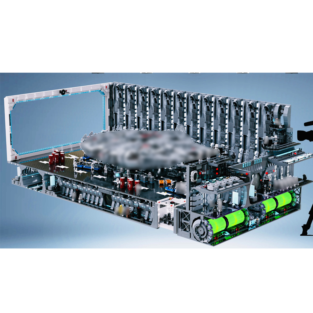 SW UCS Death Star Docking Bay 327 Hangar Bay 327 for 75192 Millennium Falcon 23307 Pieces 56" x 32" x 19"