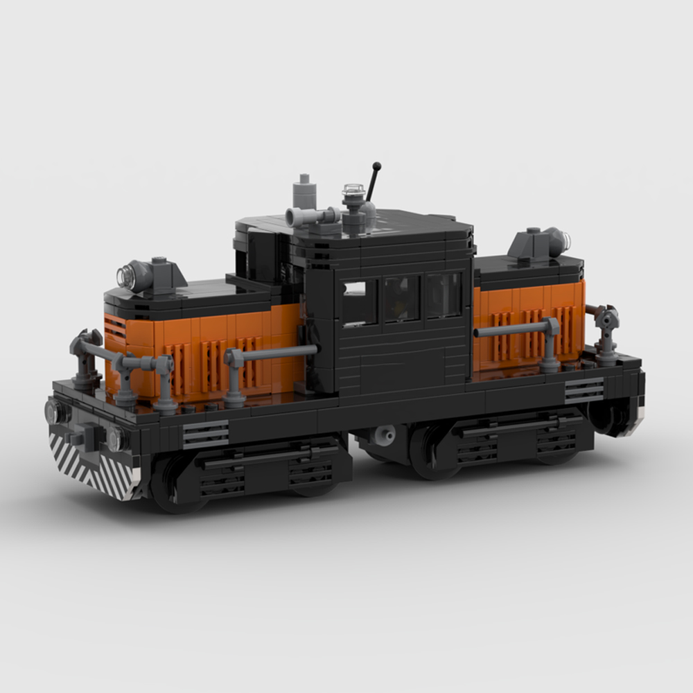 MOC-221467 Porter 50 Tonner, an Eastern United States Switcher Locomotive 659 Pieces