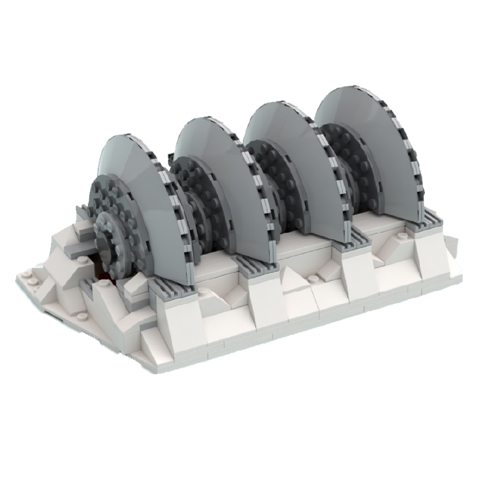 MOC-23845 Hoth 4-Tier Main Power Generator 284 Pieces 