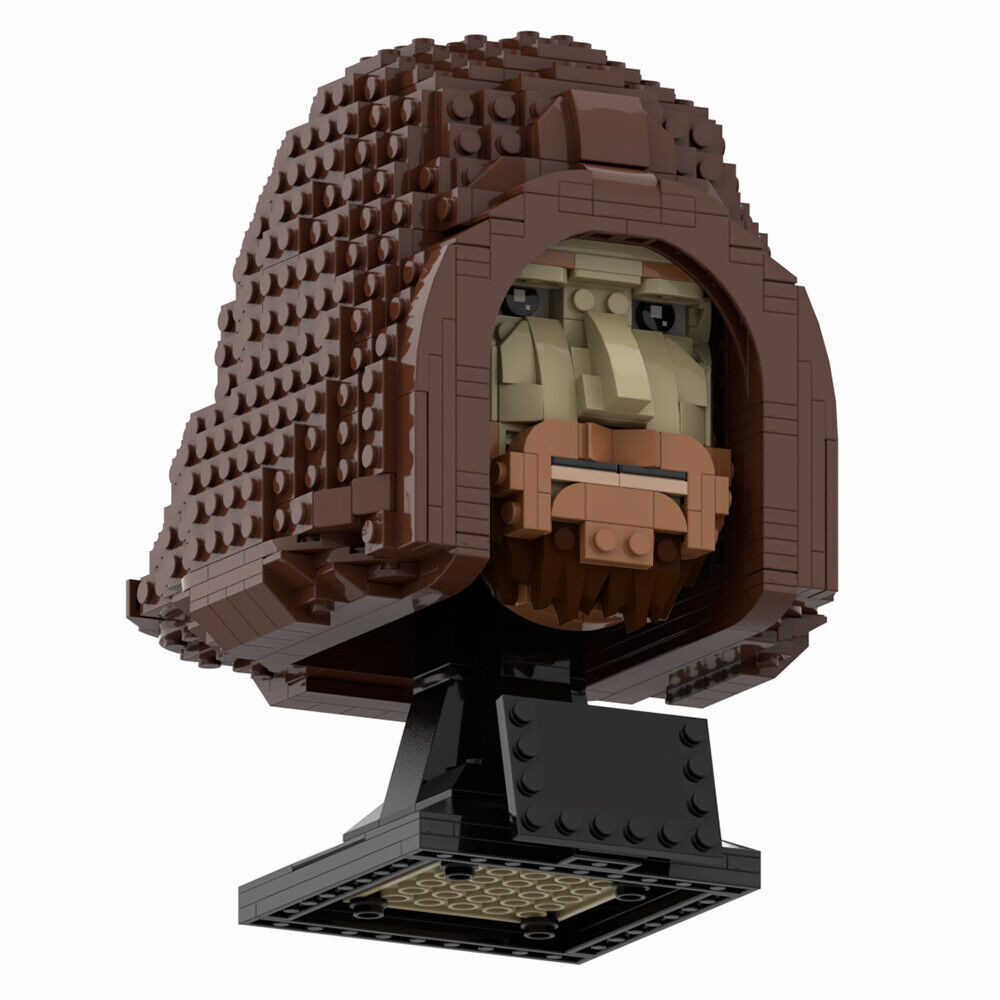Custom MOC: C9165 0b|W_an Ken0b| Bust Helmet 832 Parts for Collection-ZITIANYOUBUILD