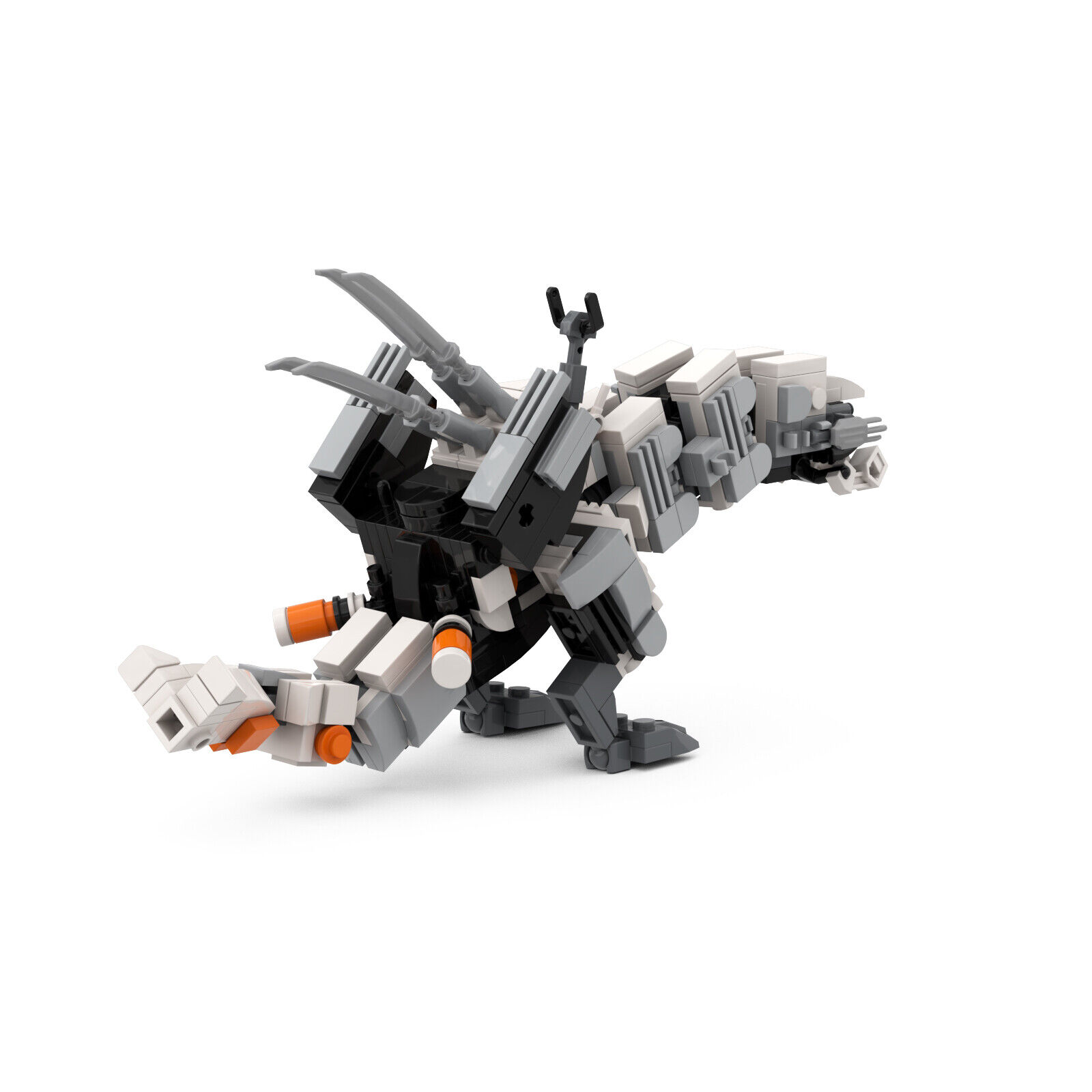 Custom MOC: C7436 Thunder Fang Monster Set Model 285 Parts Gift for Christmas-ZITIANYOUBUILD