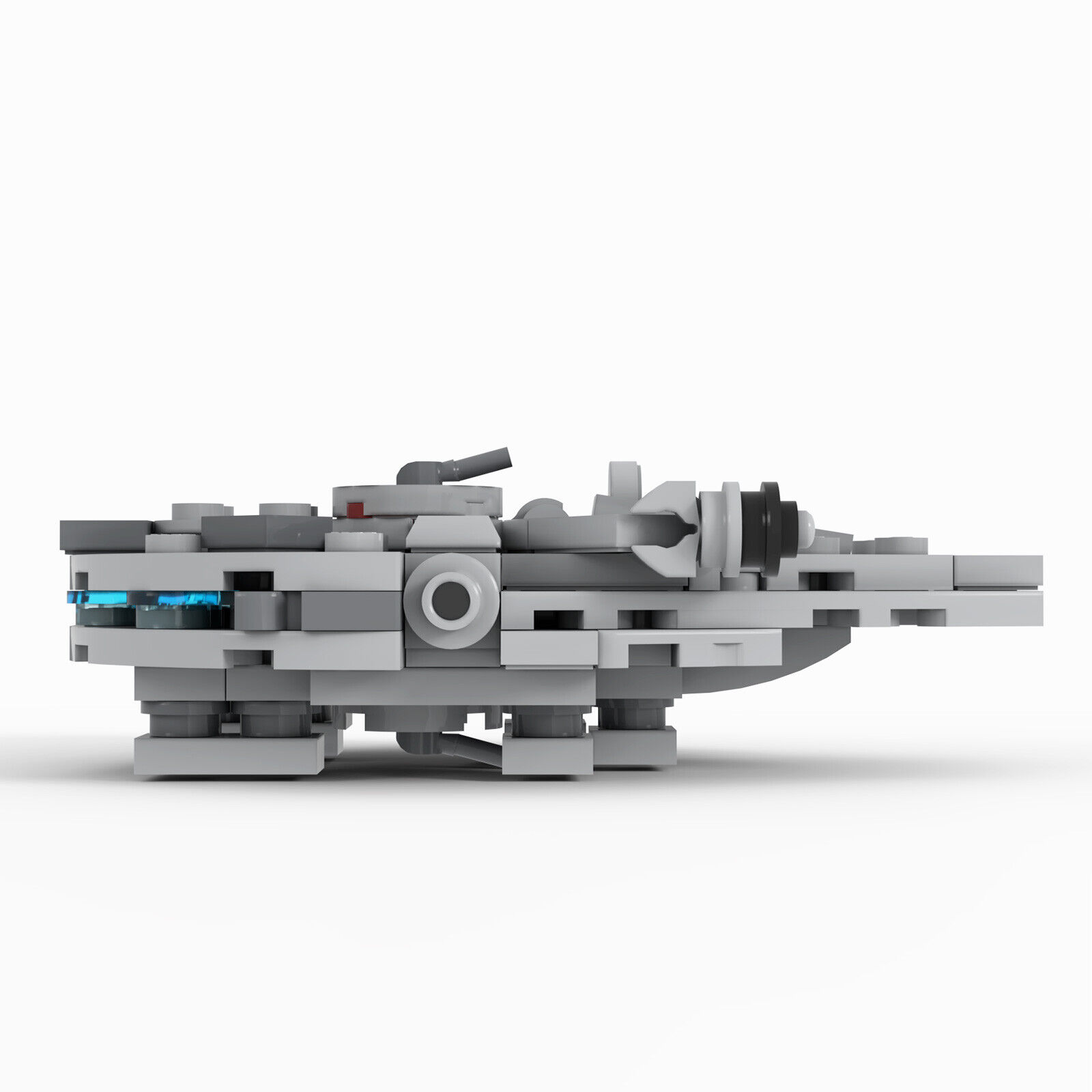 ZITIANYOUBUILD Custom MOC: C6258 Iconic Starship Micro Scale Toys Model 97 Parts-ZITIANYOUBUILD