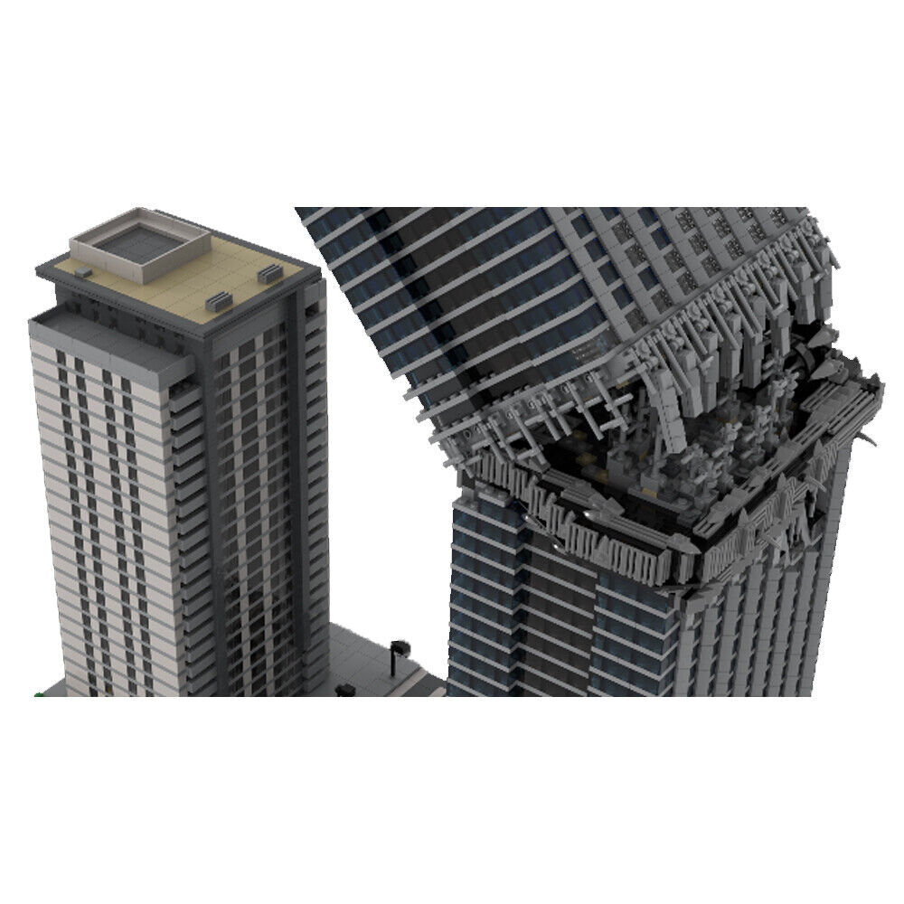 MOC-143659 Skyscraper Collapse Architecture Building Toys Set 12294 Parts-ZITIANYOUBUILD