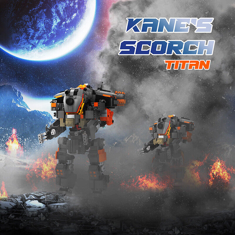 ZITIANYOUBUILD Custom MOC: C7521 Kane's Scorch Titan Model Kits 1345 Parts-ZITIANYOUBUILD